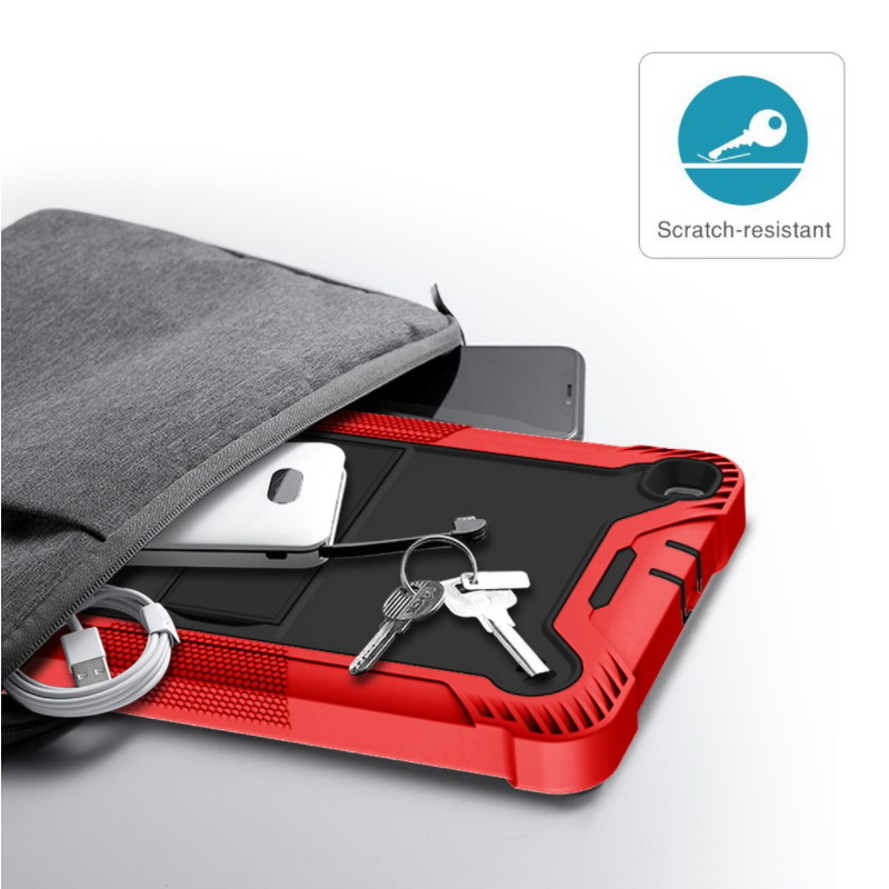 เคส Samsung Galaxy Tab A 8.0 2019 SM-T290 T295 T297 #เคสฝาหลังไฮบริดกันกระแทก Shock Proof Tablet Hybrid Cover Kickstand