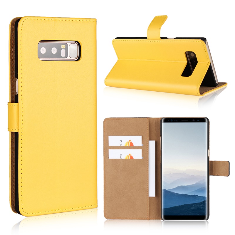 เคส Samsung Galaxy Note 8 #เคสฝาพับหนังแยก Split Leather Wallet ปิดแม่เหล็กสีสันสวยงาม