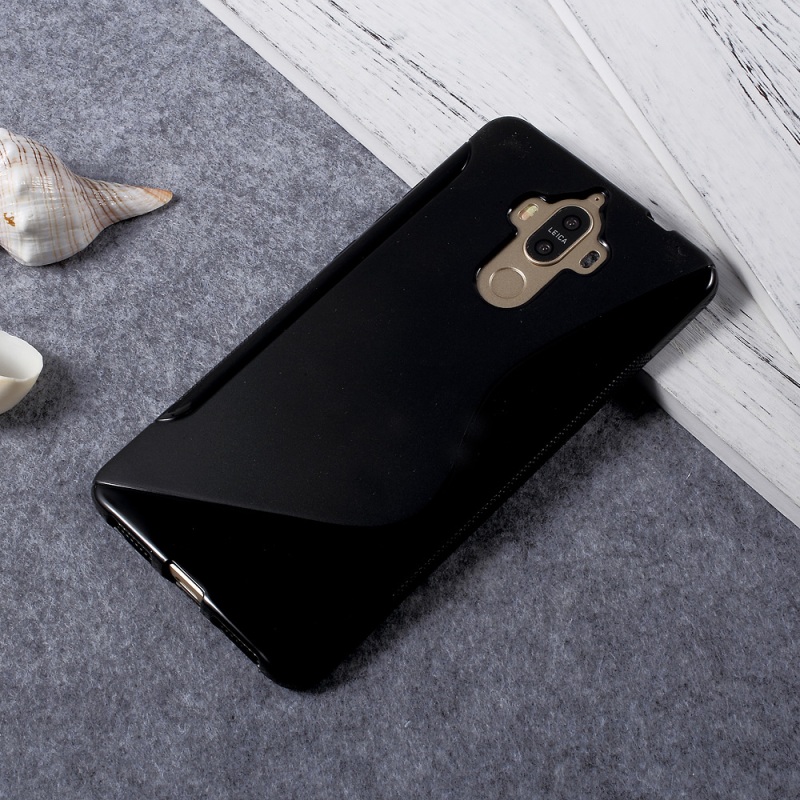เคส Huawei Mate 9 #เคสฝาหลัง S Shape TPU
