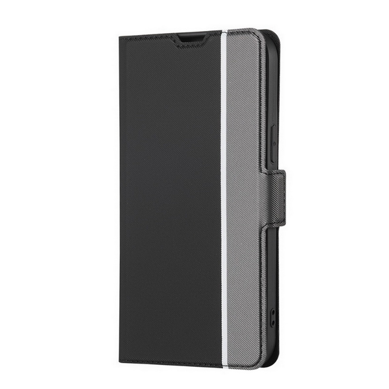 Case Vivo V17 Pro #เคสฝาพับหนัง PU สไตล์กระเป๋าสตางค์สีทูโทรมีช่องใส่การ์ด Luxury