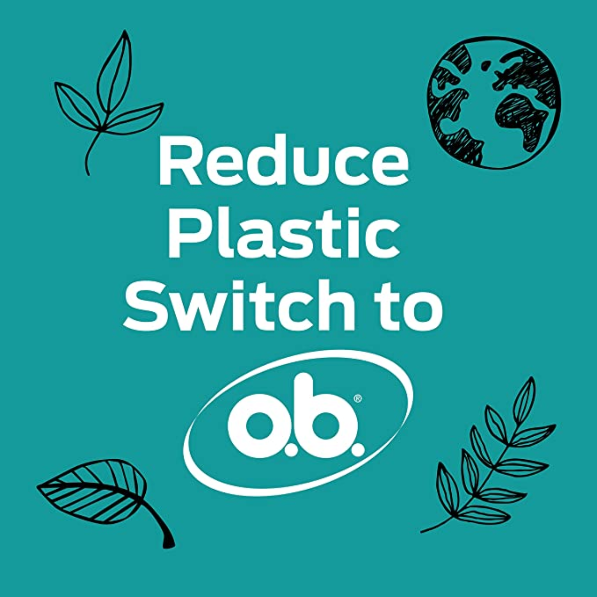 [o.b.] Pro Comfort Applicator Free Digital Tampons with SlikTouch 40 Count ผ้าอนามัยแบบสอด