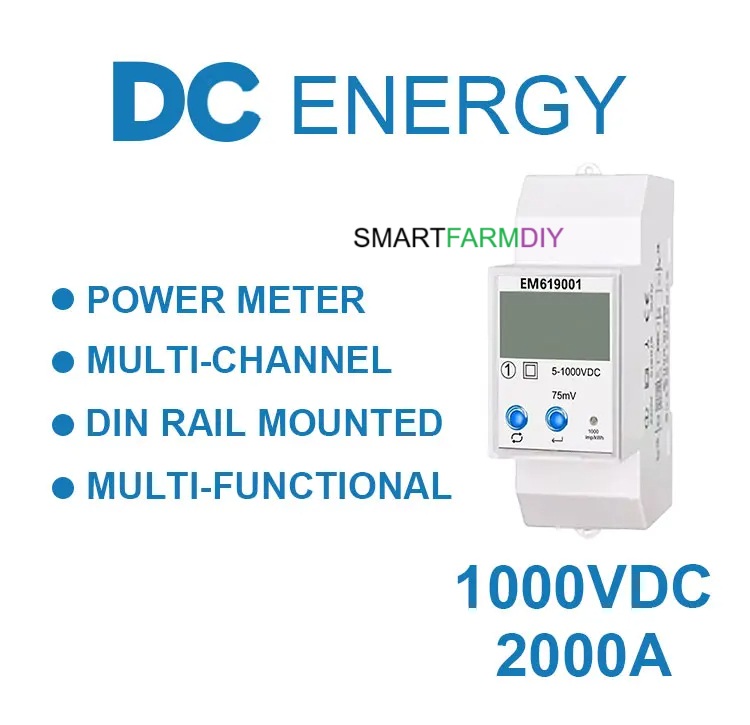 DC power meter RS485 5-1000VDC 2000A (ขายเฉพาะโมดูล DC power meter เท่านั้น)