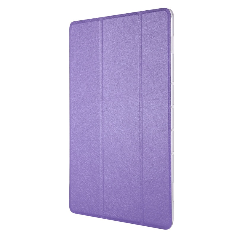 เคส Huawei MediaPad M6 10.8 นิ้ว #เคสฝาพับหนัง PU พับสามพับ Silk Texture Leather Stand Case