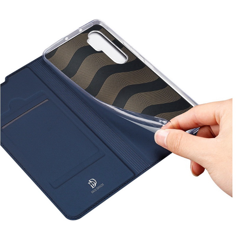 Case Xiaomi Mi Note 10 Lite #เคสฝาพับหนัง PU DUX DUCIS Skin Pro Series Auto-absorbed PU Leather คุณภาพดี