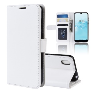 Case Huawei Y5 (2019) #เคสฝาพับหนัง PU ผิวหนังม้าสไตล์กระเป๋าสตางค์