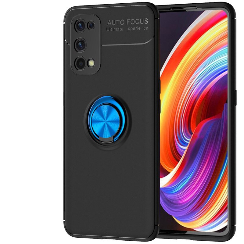 เคส Realme 7 Pro #เคสฝาหลัง TPU Finger Ring Kickstand (แผ่นโลหะแบบ Built-in)