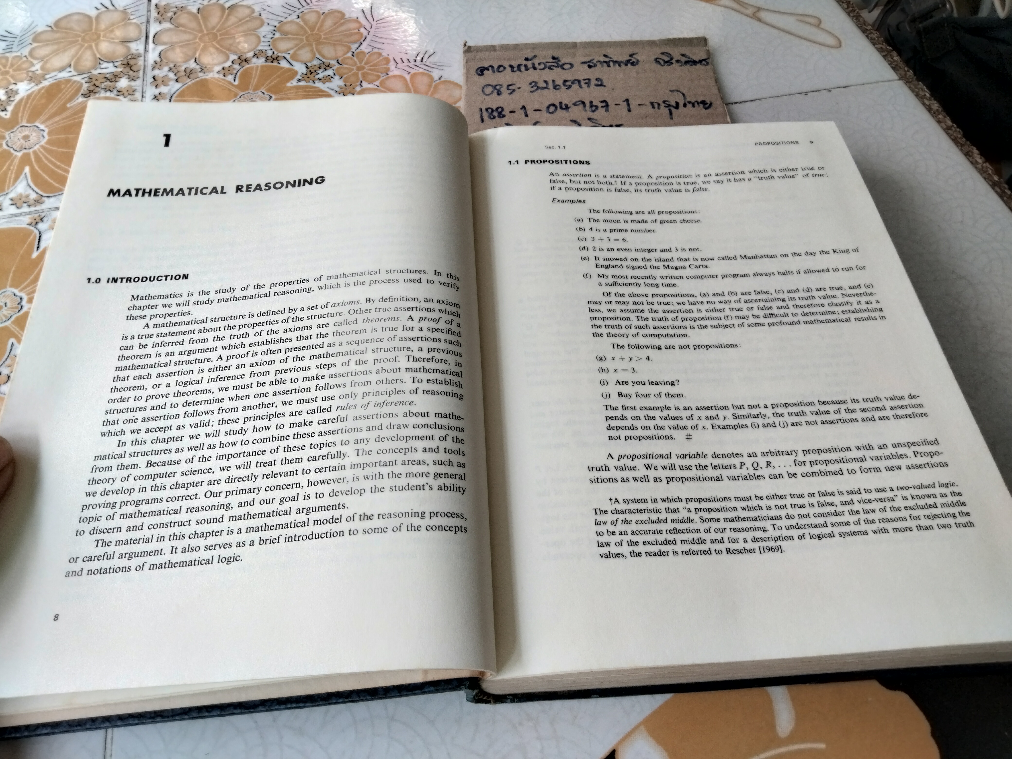 Discrete Mathematics in Computer Science by Donald F. Stanat **สินค้าหมด**