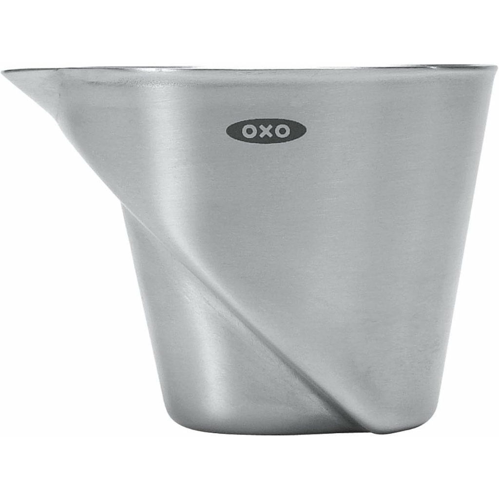 OXO® Steel Angled Measuring Jigger จิกเกอร์ ถ้วยตวงสแตนเลส
