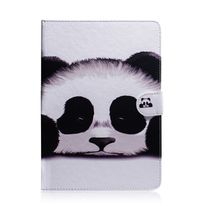 Case Samsung Galaxy Tab S6 Lite 10.4 SM-P610 P615 P617 #เคสแบบฝาพับพิมพ์ลายหนัง PU + TPU สไตล์กระเป๋าสตางค์