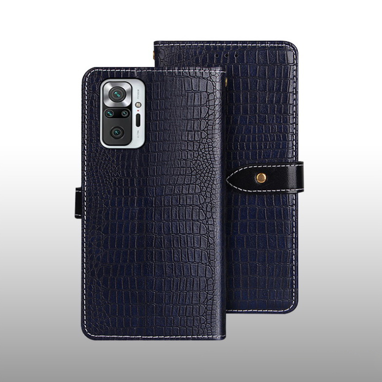 Case Redmi note 10 Pro#เคสฝาพับหนัง PU รูปแบบหนังจระเข้สไตล์กระเป๋าสตางค์สวยงามทันสมัย
