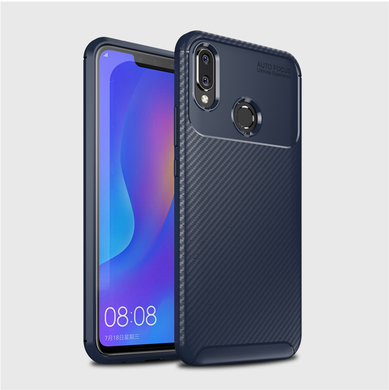 เคส Huawei nova 3 #เคสฝาหลังนิ่ม Beetle ซีรีส์คาร์บอนไฟเบอร์ TPU