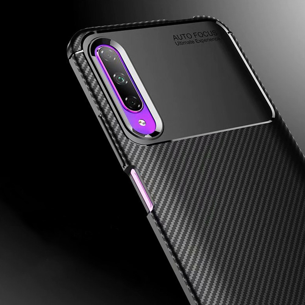 เคส Huawei Y9s #เคสฝาหลังนิ่ม Carbon Fiber Anti-drop TPU Protection