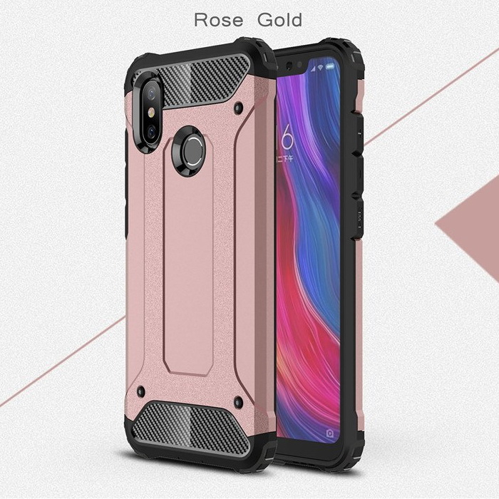 เคส Xiaomi Mi Mix 3 #เคสฝาหลังเกราะป้องกัน ไฮบริด พลาสติก+TPU สีสันสวยงามทันสมัย