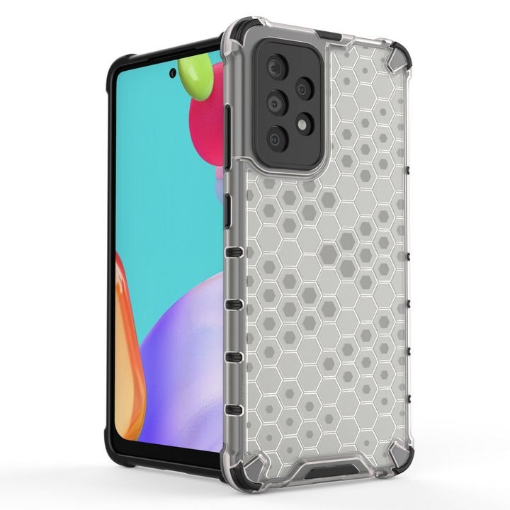 เคส Samsung Galaxy A53 5G #เคสฝาหลังกันกระแทก Honeycomb Shock Absorber TPU + PC + Silicone Hybrid