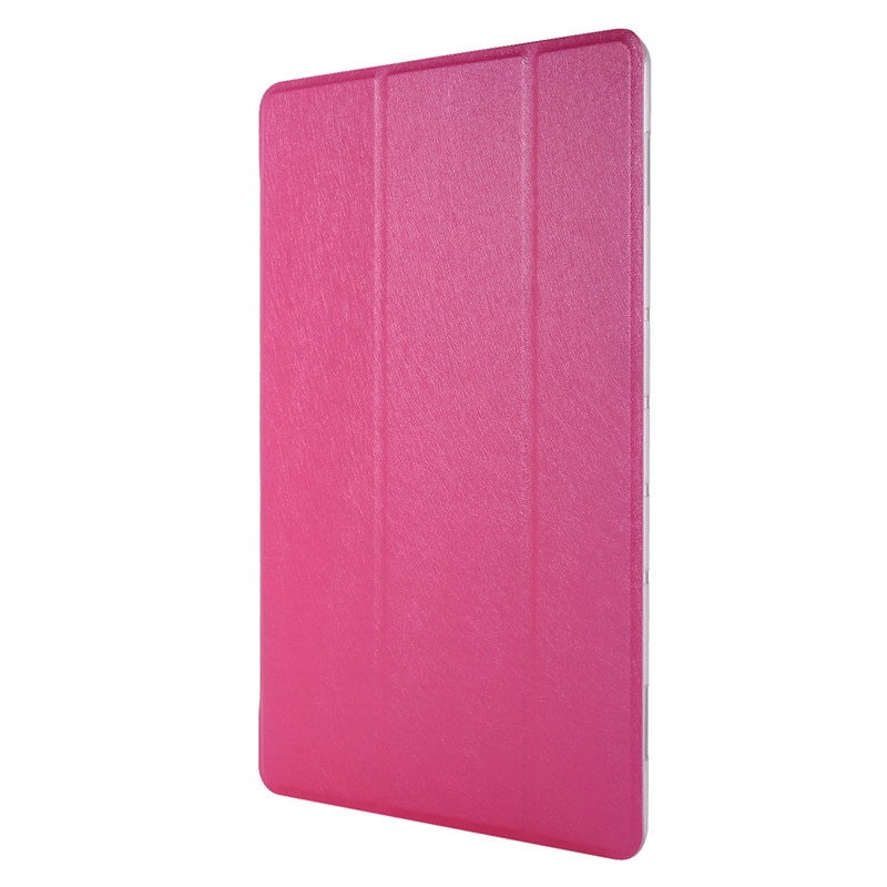 เคส Huawei MediaPad M6 10.8 นิ้ว #เคสฝาพับหนัง PU พับสามพับ Silk Texture Leather Stand Case