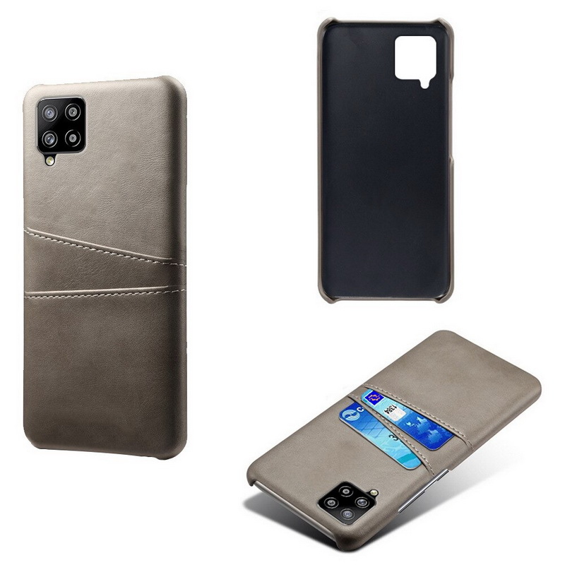 Case Samsung Galaxy A42 5G #เคสแบบฝาหลังหุ้มหนัง Double Card Slots PU Leather Coated