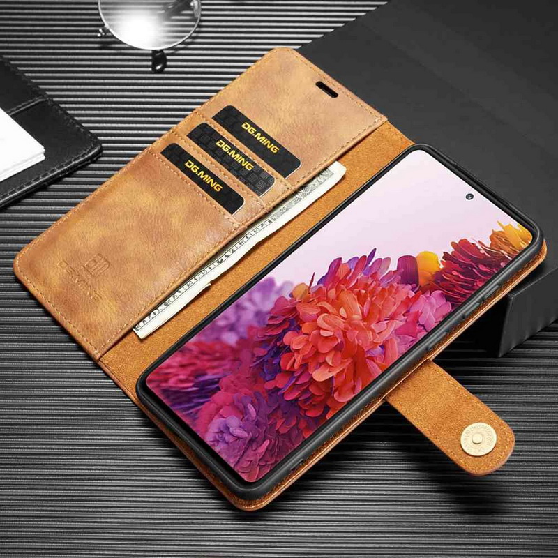 Case Samsung Galaxy Note 20 / Note 20 5G #เคสสไตล์กระเป๋าสตางค์แบบแยกส่วน DG.MING Detachable 2-in-1 Wallet Split Leather