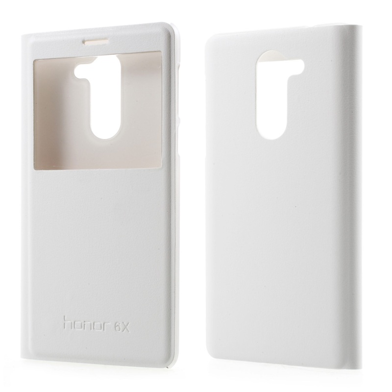 Case Huawei GR5 2017 เคสฝาพับ หนัง PU มีช่องวิวสีสันสวยงาม