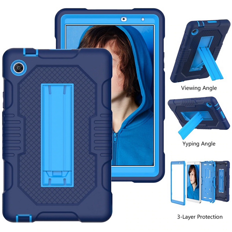 Case Huawei MatePad T8 8.0 #เคสฝาหลังไฮบริดกันกระแทกมีขาตั้ง Shock Proof Tablet Hybrid Cover Kickstand