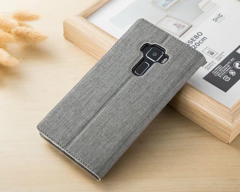 เคส Asus Zenfone 3 ZE552KL #เคสฝาพับหนัง PU มีช่องวิว VILI Folding Stand Hollow Window Leather