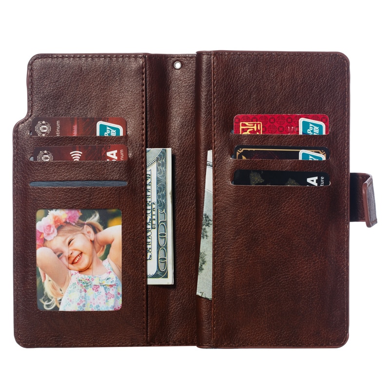 เคส Huawei P30 #เคสฝาพับหนัง PU แบบกระเป๋าสตางค์มีที่เก็บบัตรหลายช่อง Retro Wallet Leather Cover Multi Cards Stand