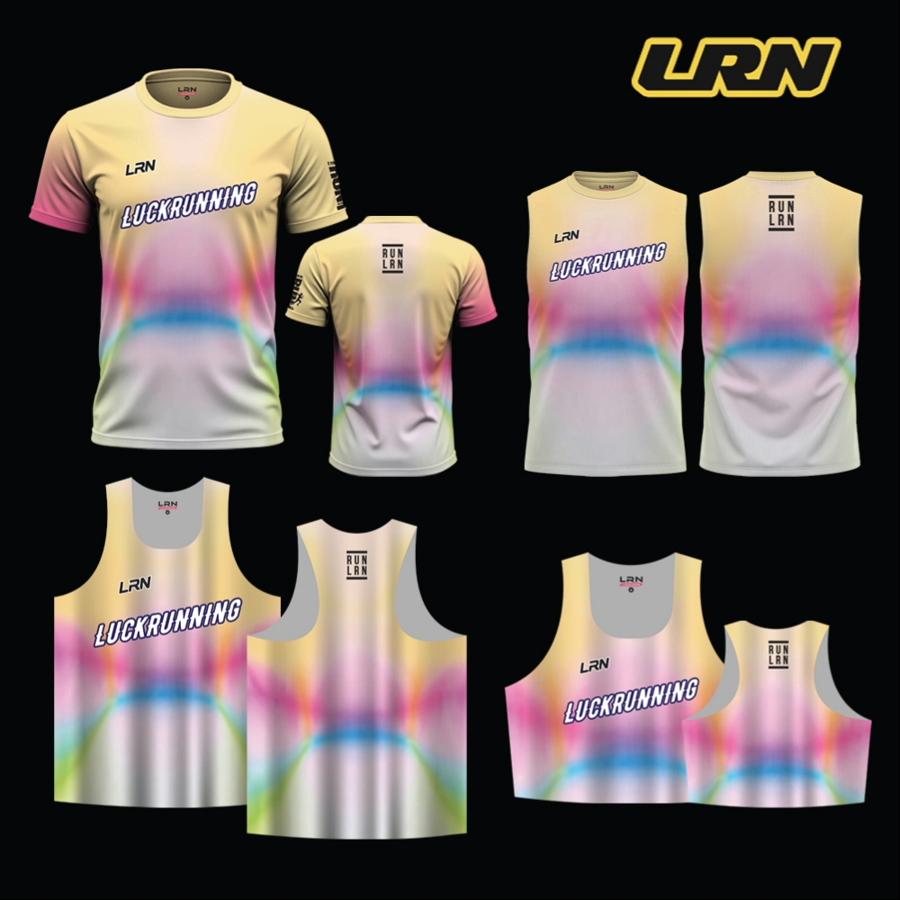 เสื้อวิ่งพิมพ์ลาย LRN เนื้อผ้า Super Air Flow (SF05)