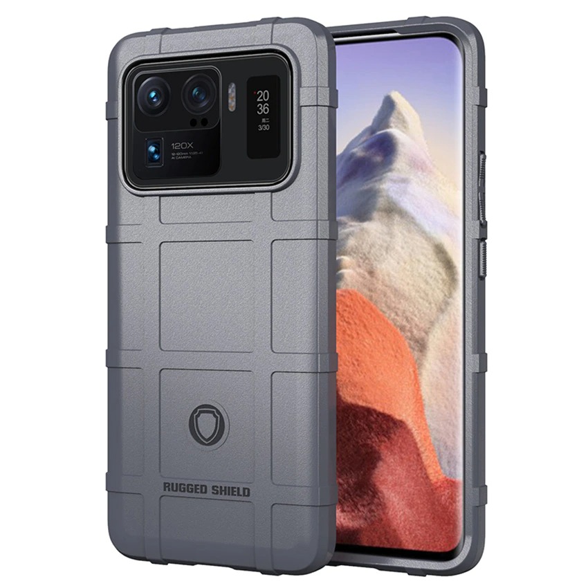 เคส Xiaomi Mi 11 Ultra #เคสฝาหลัง Rugged Shield Series Soft Silicone Shock Absorption Matte กันกระแทก