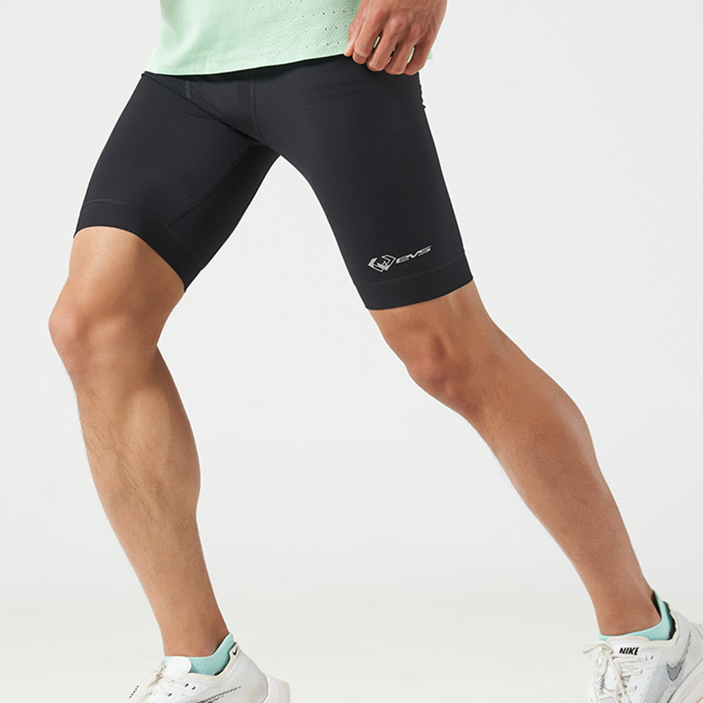 กางเกงรัดกล้ามเนื้อขาสั้น กางเกงรัดรูปขาสั้น EVS Man Running Pants Shorts Compression มีกระเป๋าใส่ของ (F47)