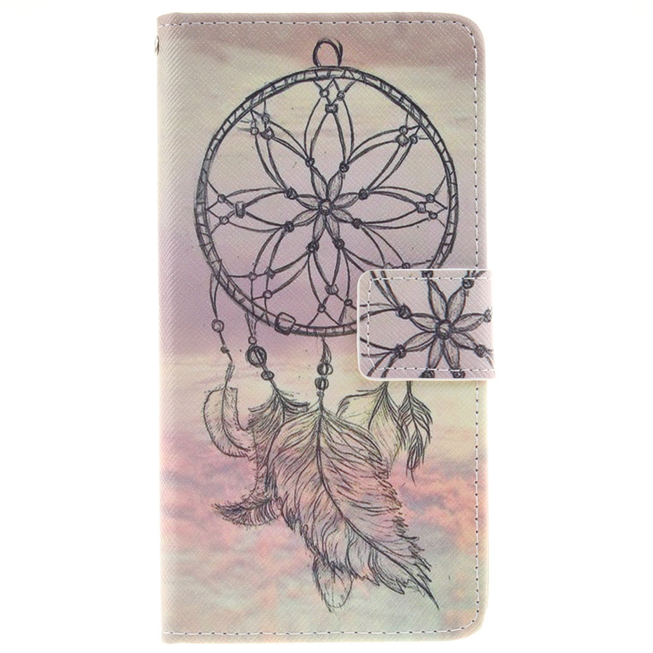 เคส Huawei P10 #เคสฝาพับหนัง PU พิมพ์ลายแบบกระเป๋าสตางค์ ลวดลายทันสมัย