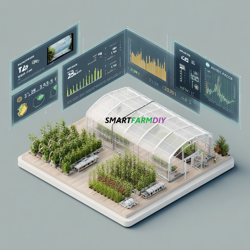 รับออกแบบผังฟาร์มโรงเรือนปลูกพืช แบบ Future Farming (AI Generative Farming#2)