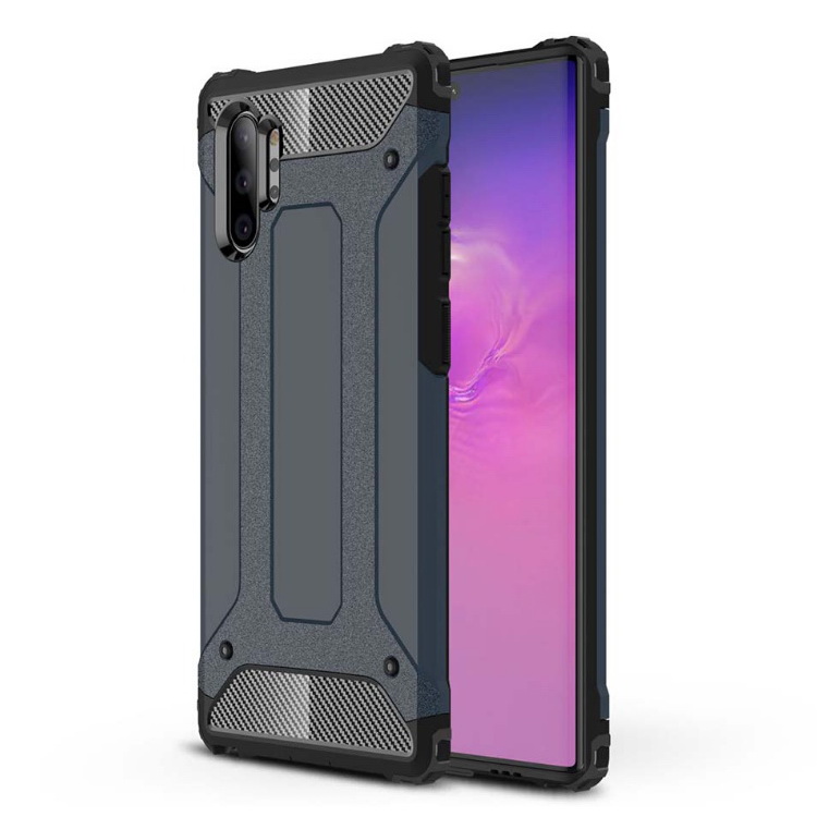 Case Samsung Galaxy Note 10+ #เคสฝาหลังเกราะป้องกัน ไฮบริด พลาสติก+TPU Heavy Duty Rugged Hybrid
