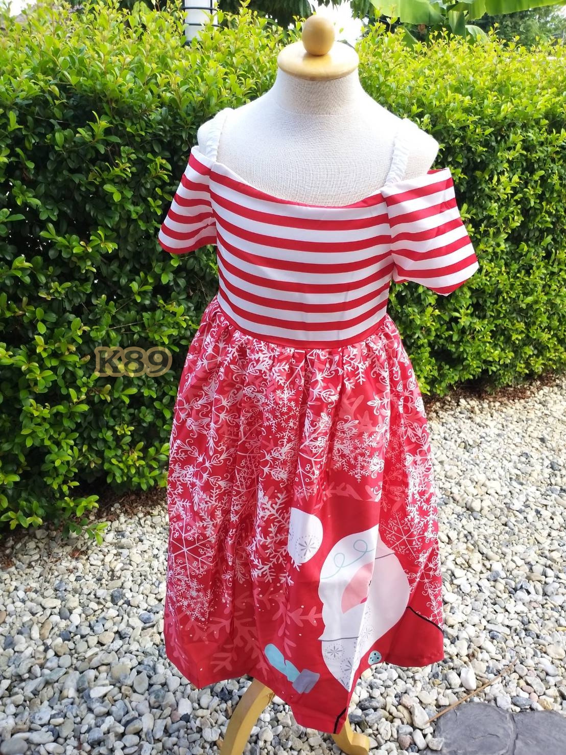 เดรสคริสต์มาส สำหรับเด็กอายุ 4 ถึง 15 ปี