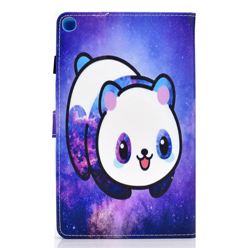 เคส Samsung Galaxy Tab S6 Lite 10.4 SM-P610 P615 P617 #เคสฝาพับหนัง PU พิมพ์ลาย Pattern Printing PU Leather Flip