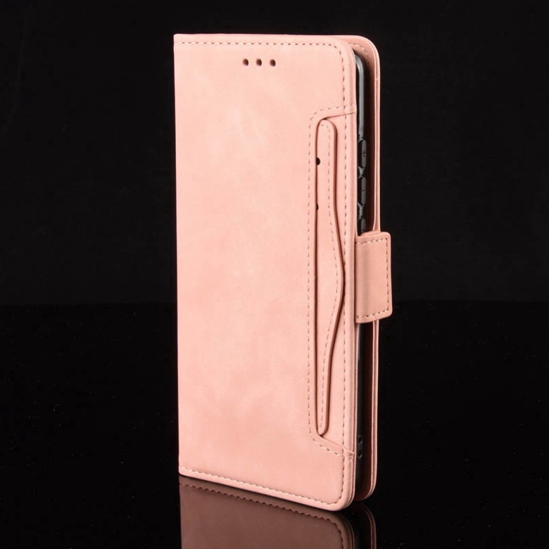 เคส OPPO A16 #เคสฝาพับหนัง PU มีที่เสียบการ์ดหลายช่อง Multiple Card Slots PU Leather Cover