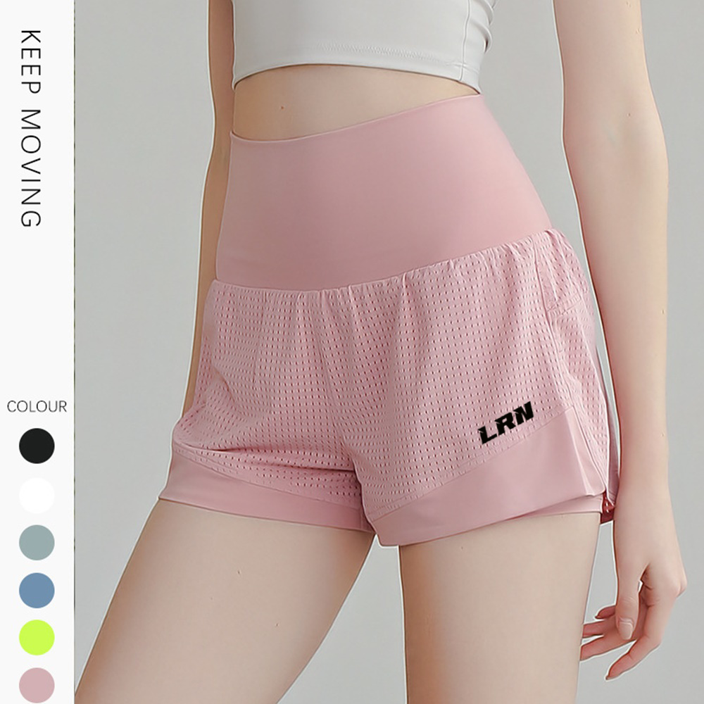 กางเกงวิ่งมาราธอน 2" วิ่งเทรล woman เอวสูงปิดพุงมีซิปกระเป๋าด้านหลัง (G21)