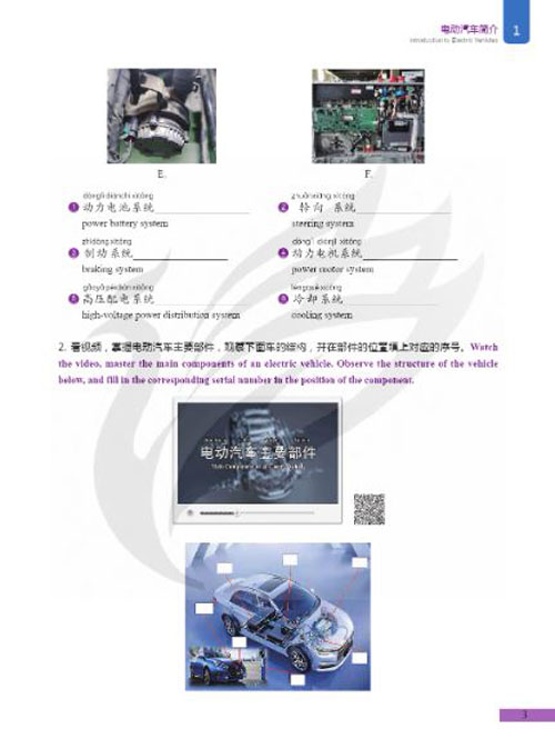 แบบเรียนภาษาจีนยานยนต์ Chinese + Automotive Service Engineering Technology (ระดับสูง) 中文+汽车工程服务技术（高级) Chinese + Automotive Service Engineering Technology (Advanced)