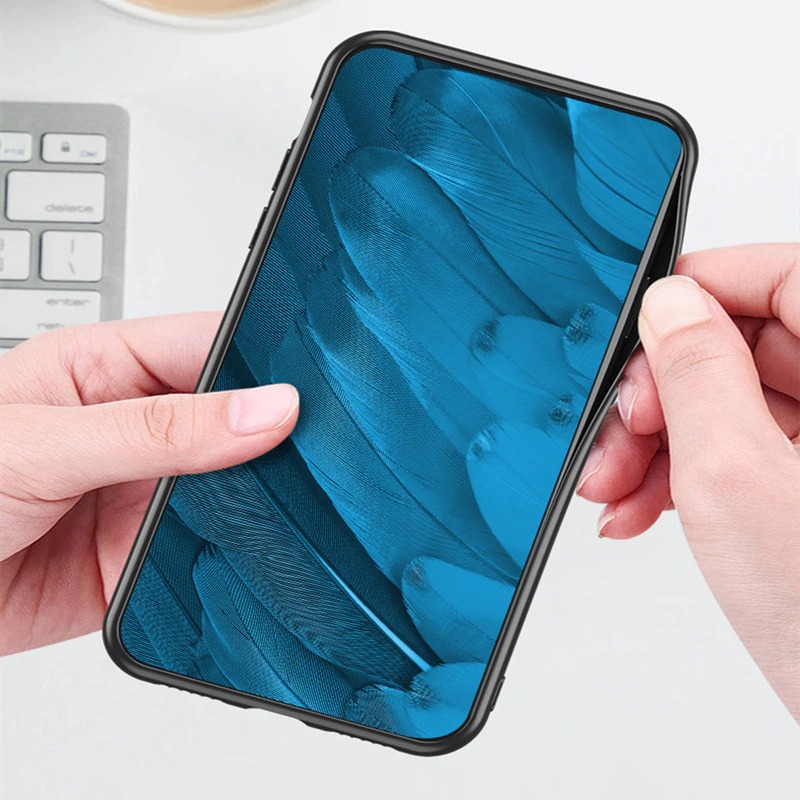 เคส Huawei Nova Y70 #เคสฝาหลังไฮบริด Metal +TPU Shockproof metal back plate Phone Back Cover