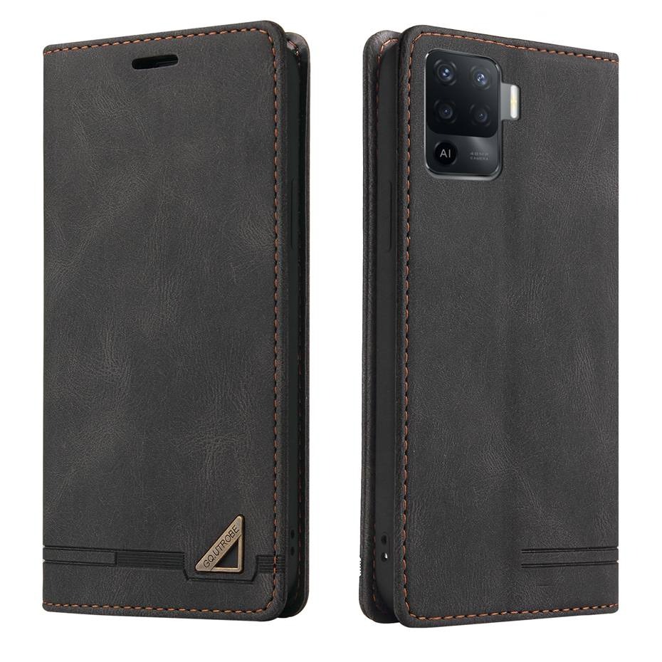 เคส Oppo A94 #เคสฝาพับหนัง PU สไตล์กระเป๋าสตางค์พร้อมช่องใส่การ์ด Luxury Flip Stand Card Phone Leather Wallet Cover Casing