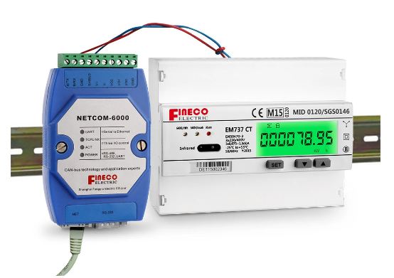 Netcome6000 modbus rtu gateway tcp/ip to rs485 converter