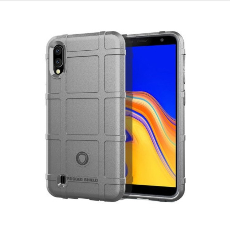 Case Samsung Galaxy A10 #เคสฝาหลัง Rugged Shield Series Soft Silicone Shock Absorption Matte กันกระแทก