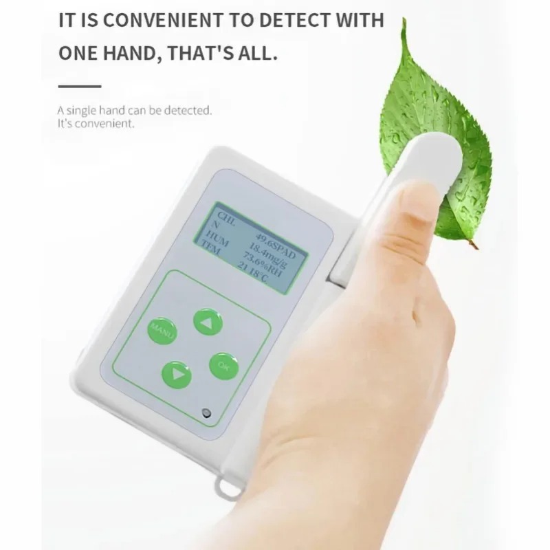 เครื่องทดสอบคลอโรฟิลล์พืชแบบพกพา Portable Plant Chlorophyll Tester