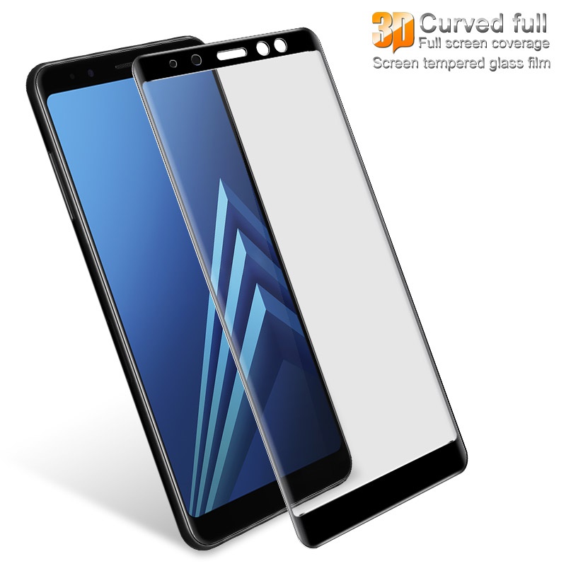 ฟิล์มกระจก Samsung Galaxy A8 (2018) แบบเต็มจอ MAK 3D Curved Full Coverage Tempered Glass