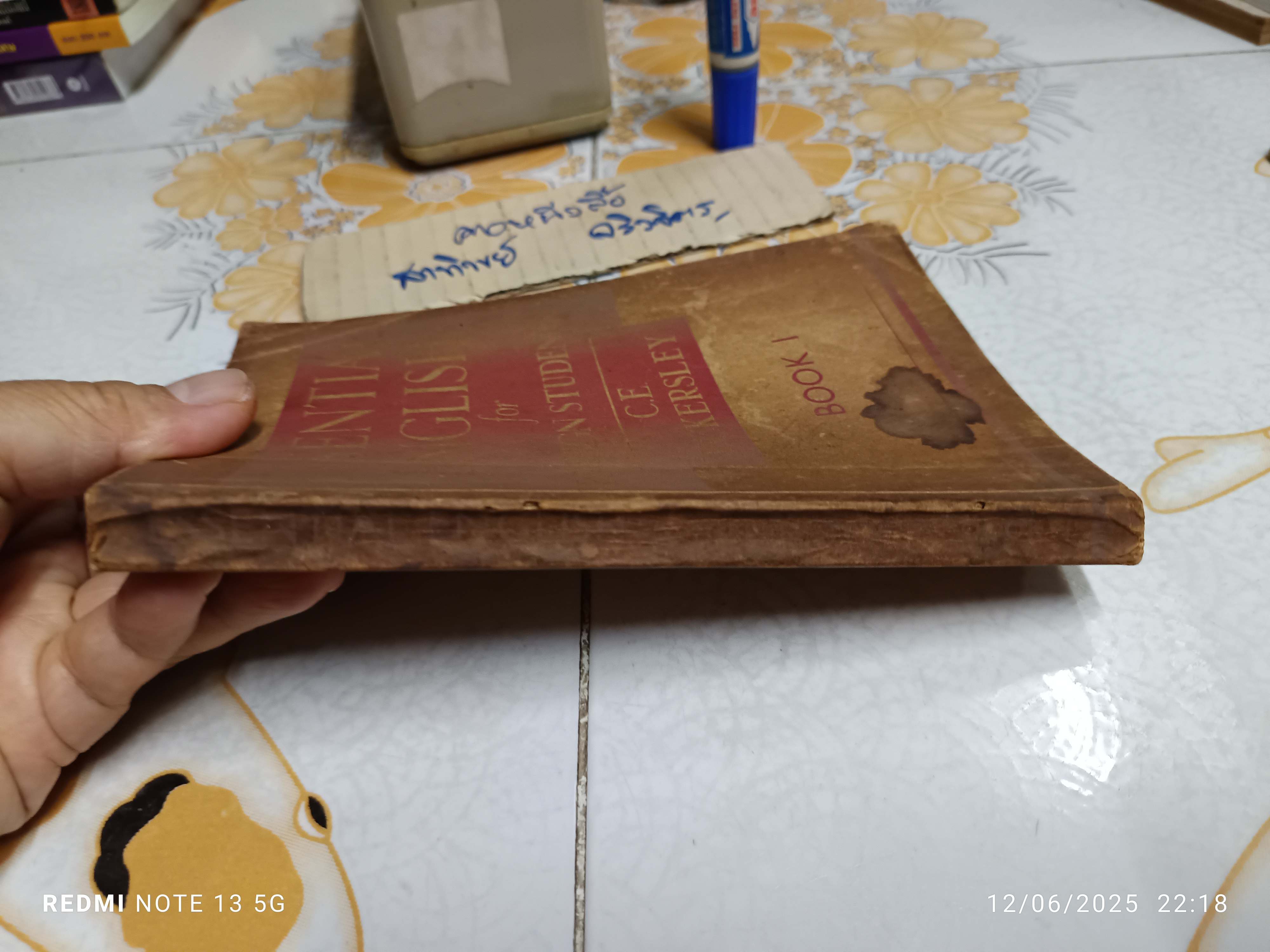 Essential English for Foreign Students Book 1 By C.E.Eckersley LONGMANS, 1953 **สินค้าหมด""