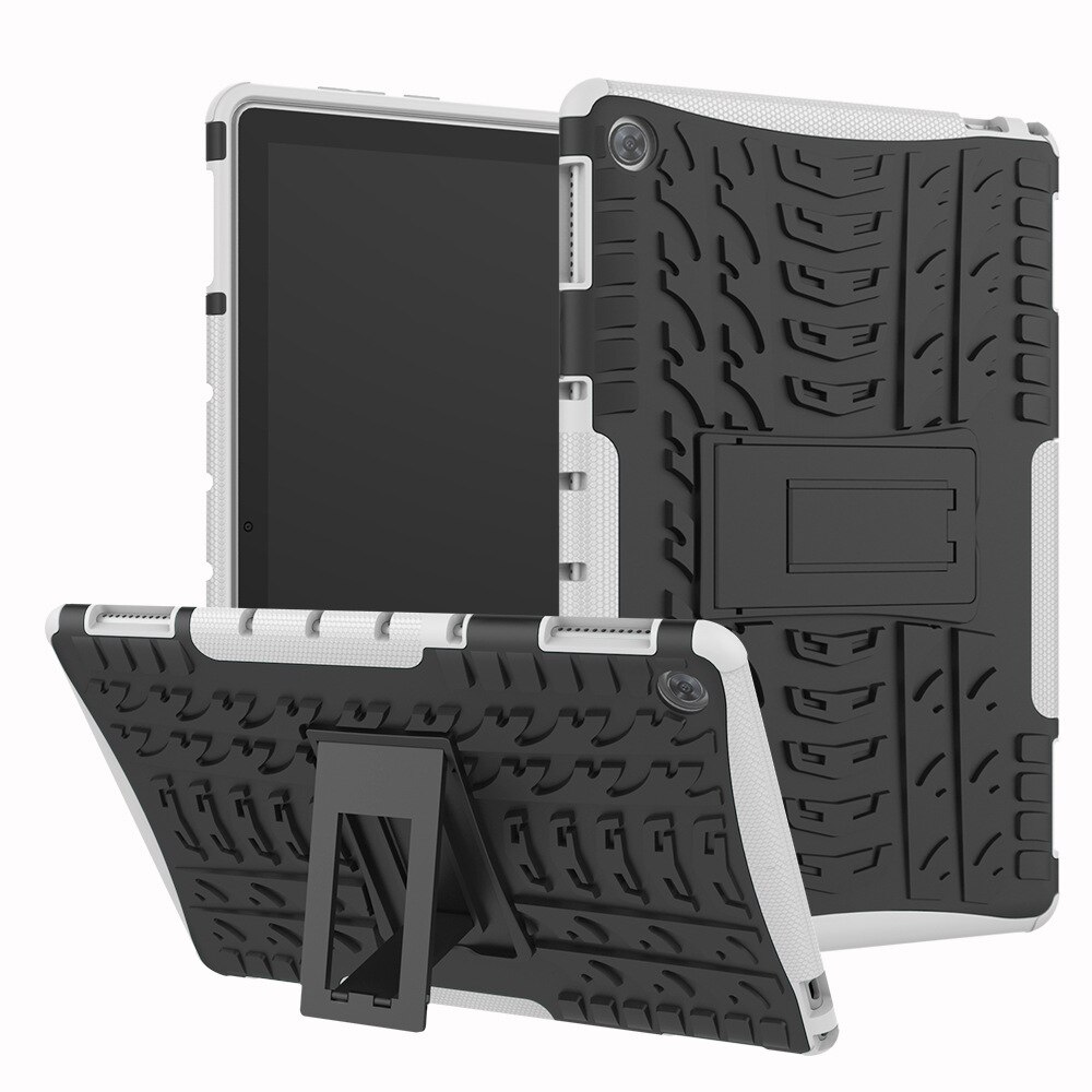 Case Huawei Mediapad M5 Lite 10.1 #เคสฝาหลังKickstand PC + TPU Hybrid กันกระแทก