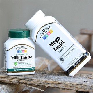 21st Century® Mega Multi for Women and Men 90 Tablets วิตามินและแร่ธาตุรวม