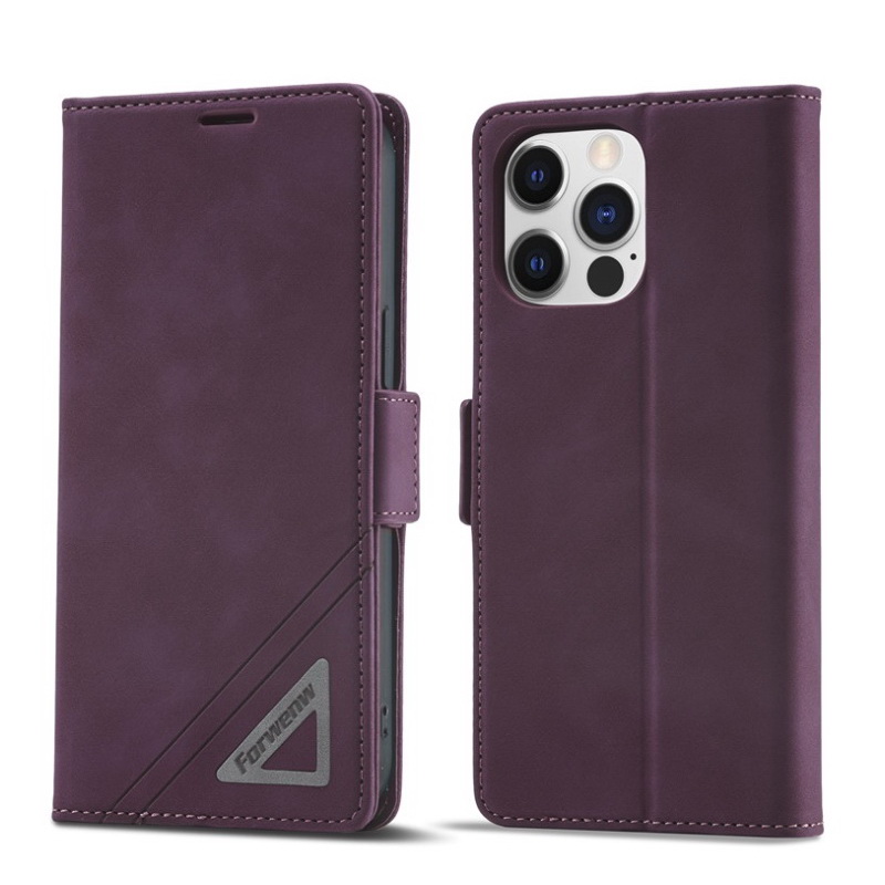 เคส iPhone 14 Pro Max #เคสฝาพับหนัง PU สไตล์กระเป๋าสตางค์พร้อมช่องใส่การ์ด Luxury Flip Stand Card Phone Leather Wallet