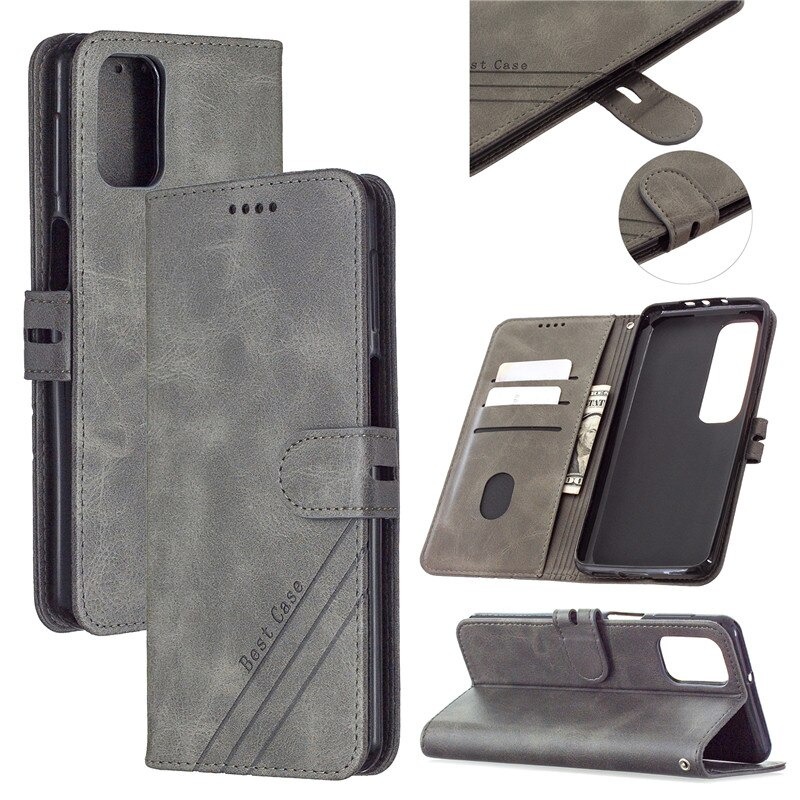Case Samsung Galaxy A72 / A72 5G #เคสฝาพับสไตล์กระเป๋าสตางค์หนัง PU มีสายคล้องมือ