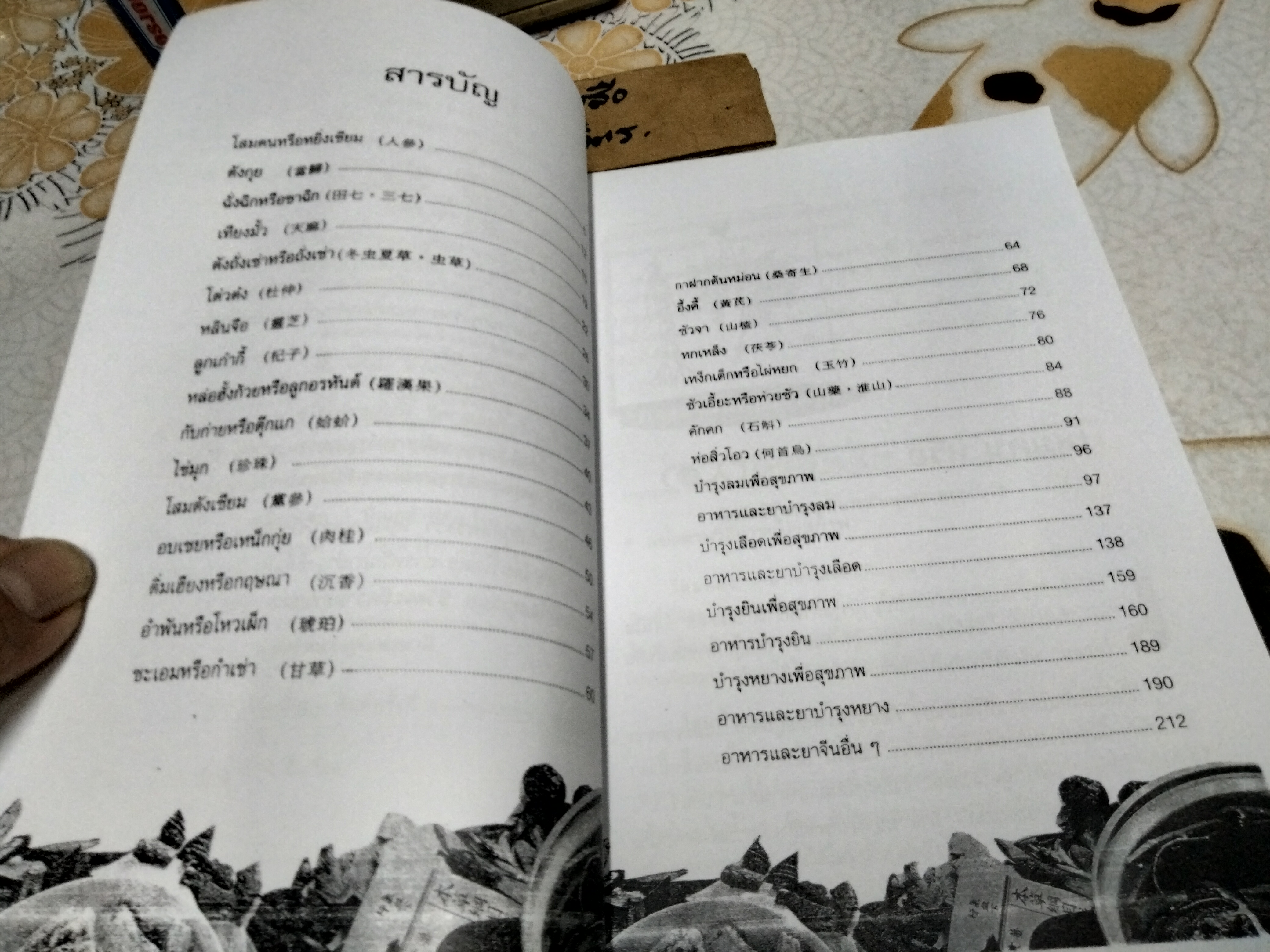 ยาจีนและอาหารบำรุงสุขภาพ เรียบเรียง โดย มิ่งมิตร เนาวรัตน์ (ฉบับถ่ายเอกสาร) **สินค้าหมด**