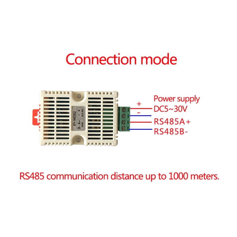Temperature and Humidity RS485 เซนเซอร์วัดอุหภูมิ ความชื้น
