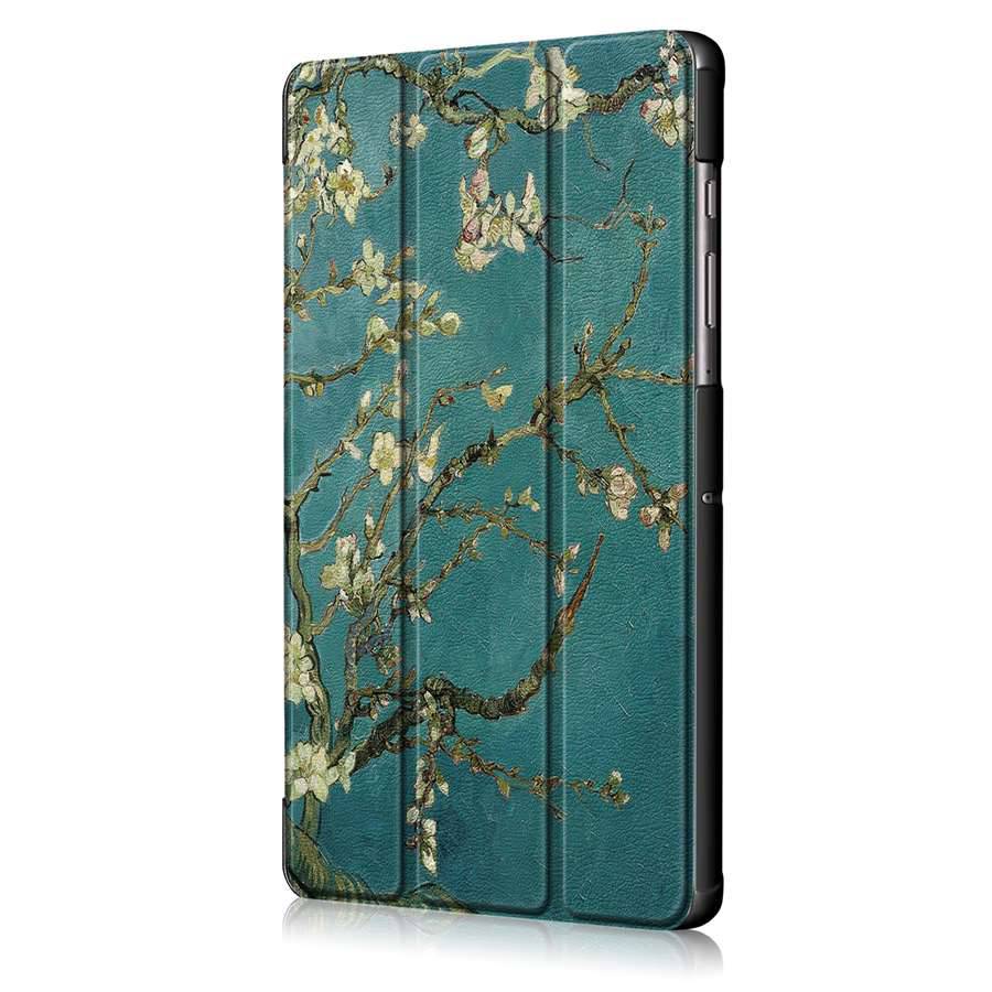 Case Samsung Galaxy Tab S6 T860 T865 #เคสฝาพับ 3 พับพิมพ์ลาย Pattern Printing PU Leather Tri-fold Stand